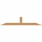 Ekena Millwork Portland Smooth Timber Gable Bracket, Western Red Cedar, 96"W x 20"H x 1 1/2"D x 5 1/2"F, 5/12 Pitch GBW096X20X0206POR00SWR - alternate 1